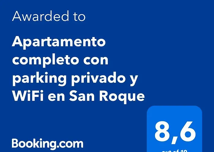 Completo Con Parking Privado Y Wifi En San Roque Apartamento *